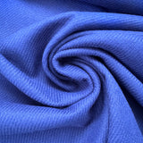 1970's Dark Royal Blue Acrylic Bonded Fabric by Bentex (D2) - BTY