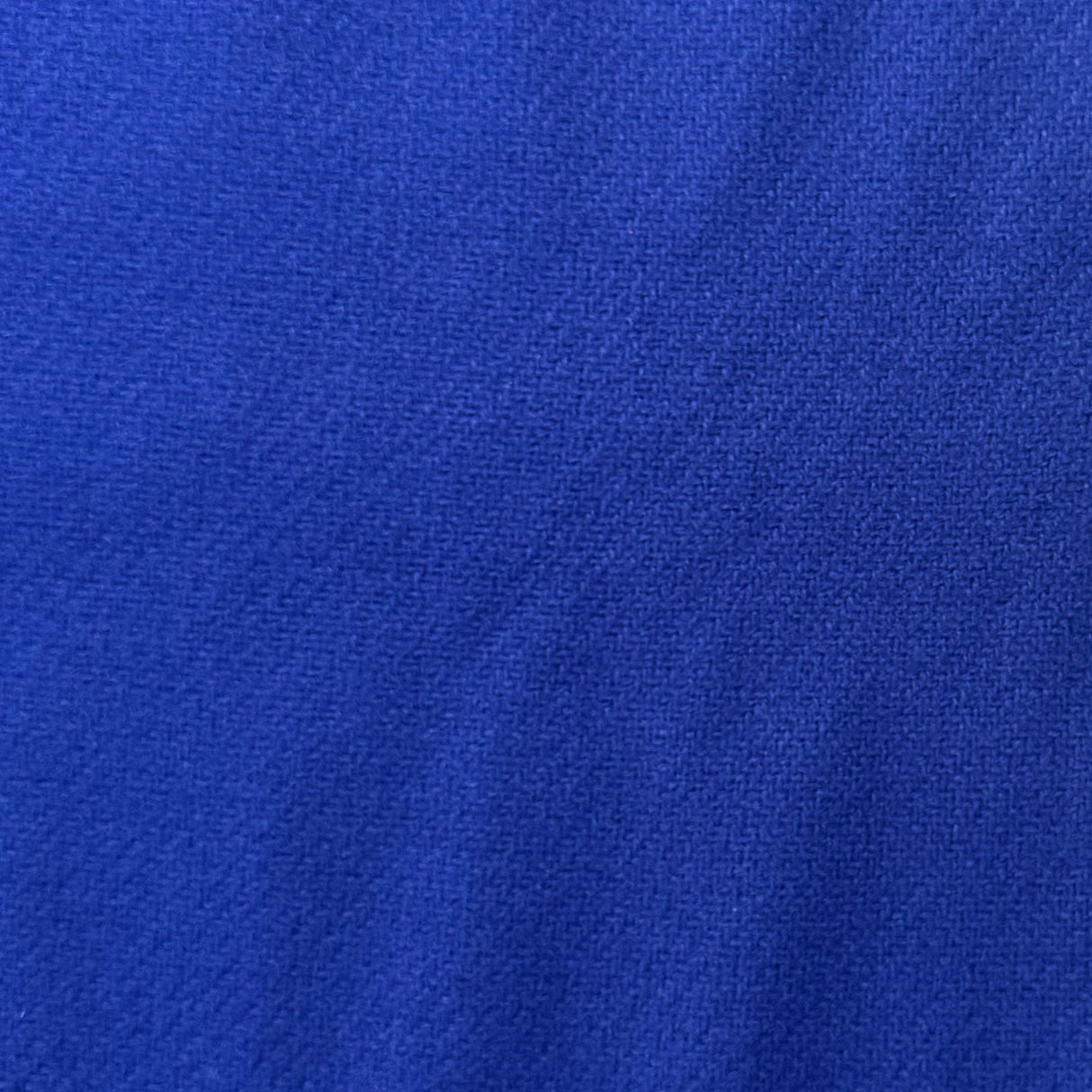 1970's Dark Royal Blue Acrylic Bonded Fabric by Bentex (D2) - BTY