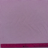 1970's Rose Cranberry and White Houndstooth Dacron Polyester and Nylon Blend Fabric by Burlington Klopman (D8) - BTY