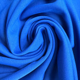 1970's Sapphire Blue Texturized Polyester Fabric by Cohama (E7)- BTY