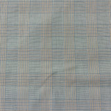 1960’s Blue and Yellow Plaid Suiting Fabric - Polyester Cotton Blend - BTY