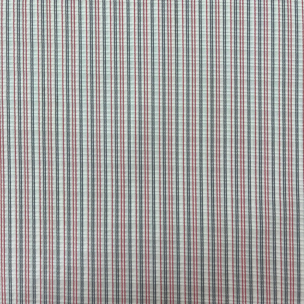 1970’s Red, White, and Blue Stripe Polyester Double Knit Fabric - BTY