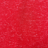 1970’s Red with White Speckles Fabric- Polyester Jersey - BTY