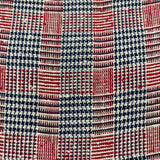 1960’s Red, White, and Blue Plaid Fabric - Cotton blend - BTY