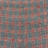 1960’s Red, White, and Blue Plaid Fabric - Cotton blend - BTY