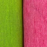 1970’s Bright Green or Pink Rayon/Cotton Blend Fabric - BTY (S25)