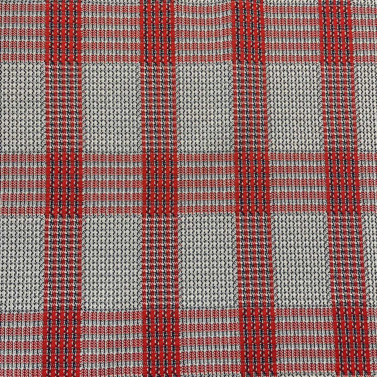 1970’s Sparkle Plaid Fabric - Double Knit Polyester-BTY (K7)