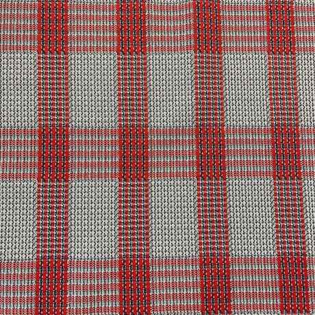 1970’s Sparkle Plaid Fabric - Double Knit Polyester-BTY