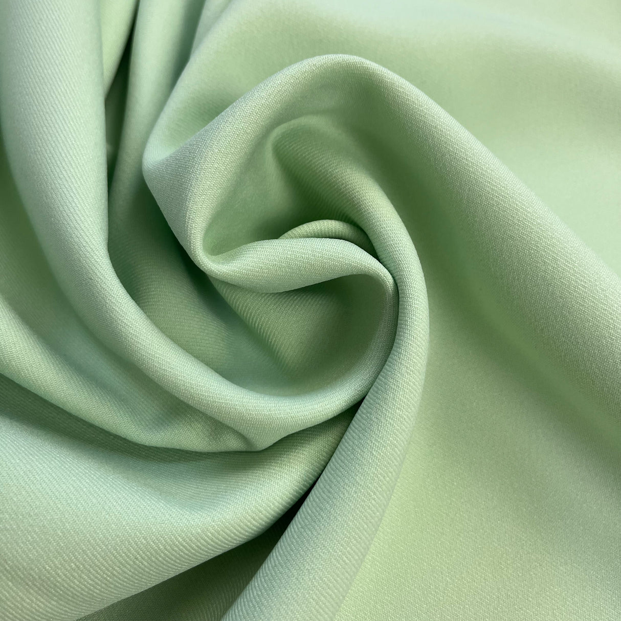 1970’s Seafoam Green Polyester Double Knit Fabric -BTY