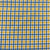 1970’s Burlington Yellow and Blue Plaid Fabric - Poly/Nylon - BTY (H11)