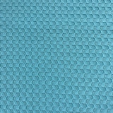 1970's Ocean Blue Waffle Knit Fabric