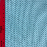 1970's Ocean Blue Waffle Knit Fabric