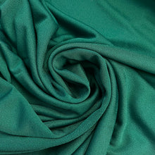 1970’s Deep Green Crepe Fabric - Nylon - BTY