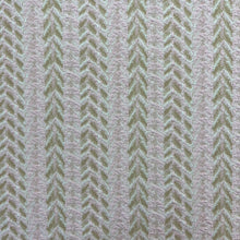 1970's Pink and Tan Herringbone Polyester Fabric - BTY