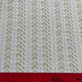 1970's Pink and Tan Herringbone Polyester Fabric - BTY