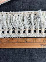 1970’s White Tassle Fringe Acrylic Trim - BTY