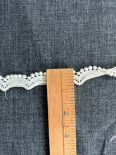 1970’s White Scallop Synthetic Lace - BTY