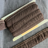 1970’s Brown Fringe Wool Yarn Trim - BTY