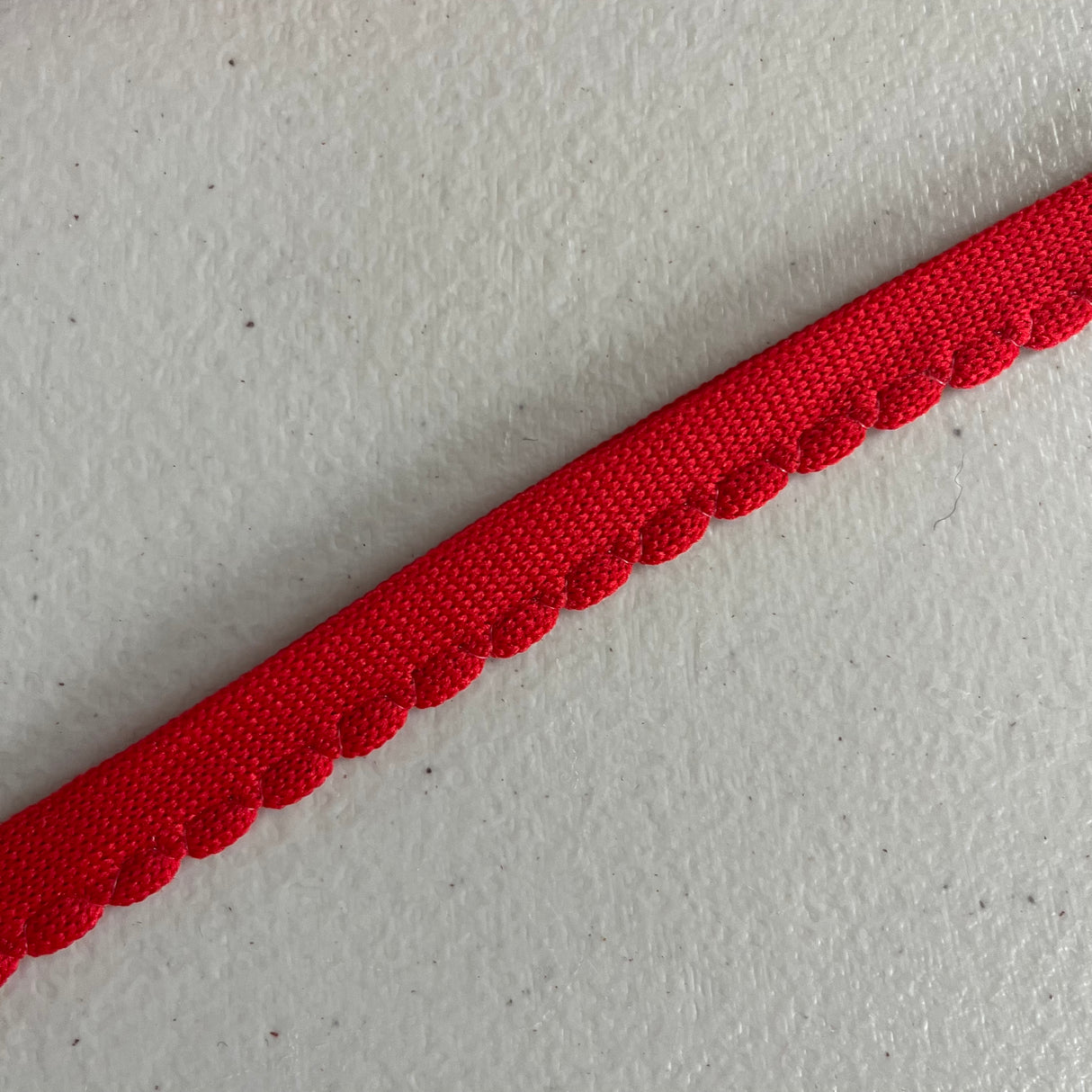 1970’s Red Knit Bias Trim - BTY