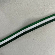 1970’s Striped Green Knit Bias Trim - BTY