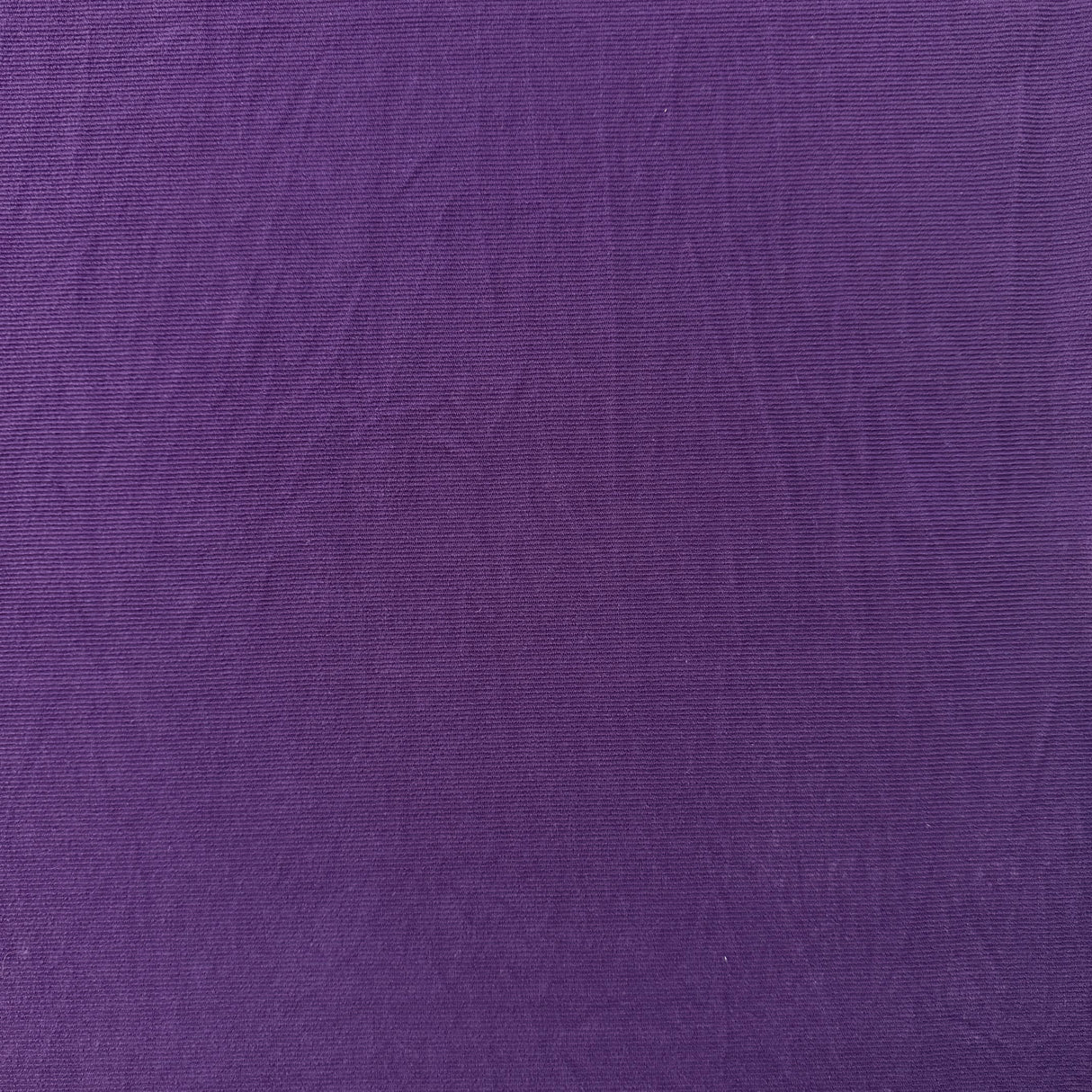 1980’s Royal Purple Striped Cordoruy Style Synthetic blend Fabric - (P124)