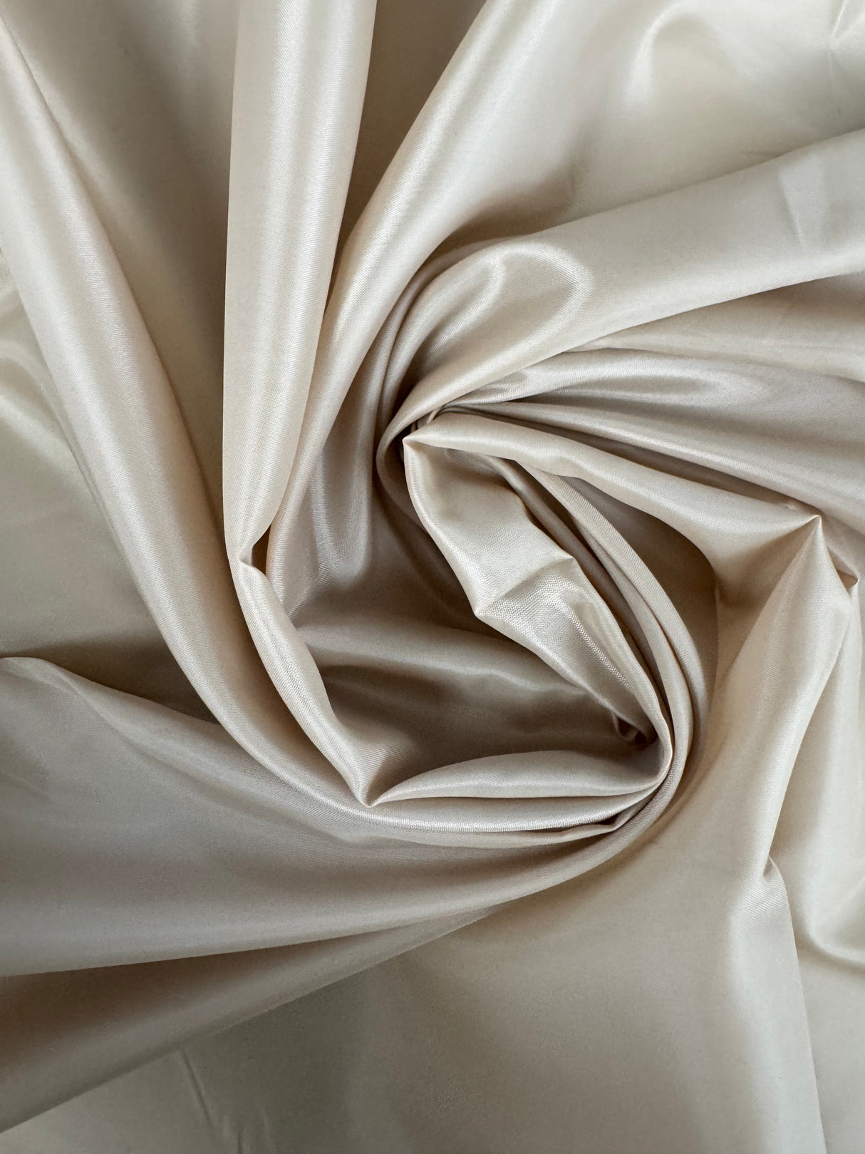 1970’s Light Tan Lining Fabric - Polyester - BTY (H16)
