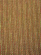 1970’s Brown, Green and Yellow Textured Double Knit Fabric - Polyester (H22)