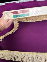 Beige and Gold Upholstery Fringe Trim - BTY