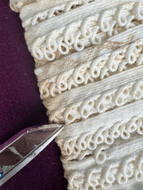 1970’s Off White Loop Edge Trim - BTY