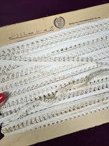 1970’s Off White Loop Edge Trim - BTY