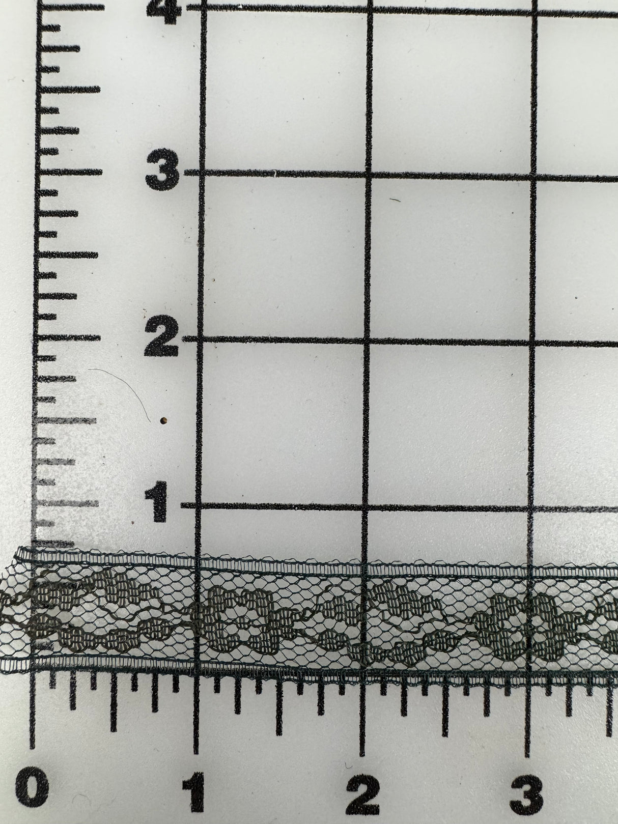 1970’s Hunter Green Hem Lace - BTY