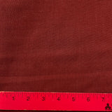 1970's Campus Rust Red Fabric - Cotton Blend - BTY