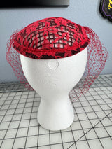 Lot Of 7 Vintage Womens Fascinator Hats from the 40s 50s 60s