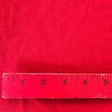 1970’s Red Textured Wool Blend Fabric - (P195)