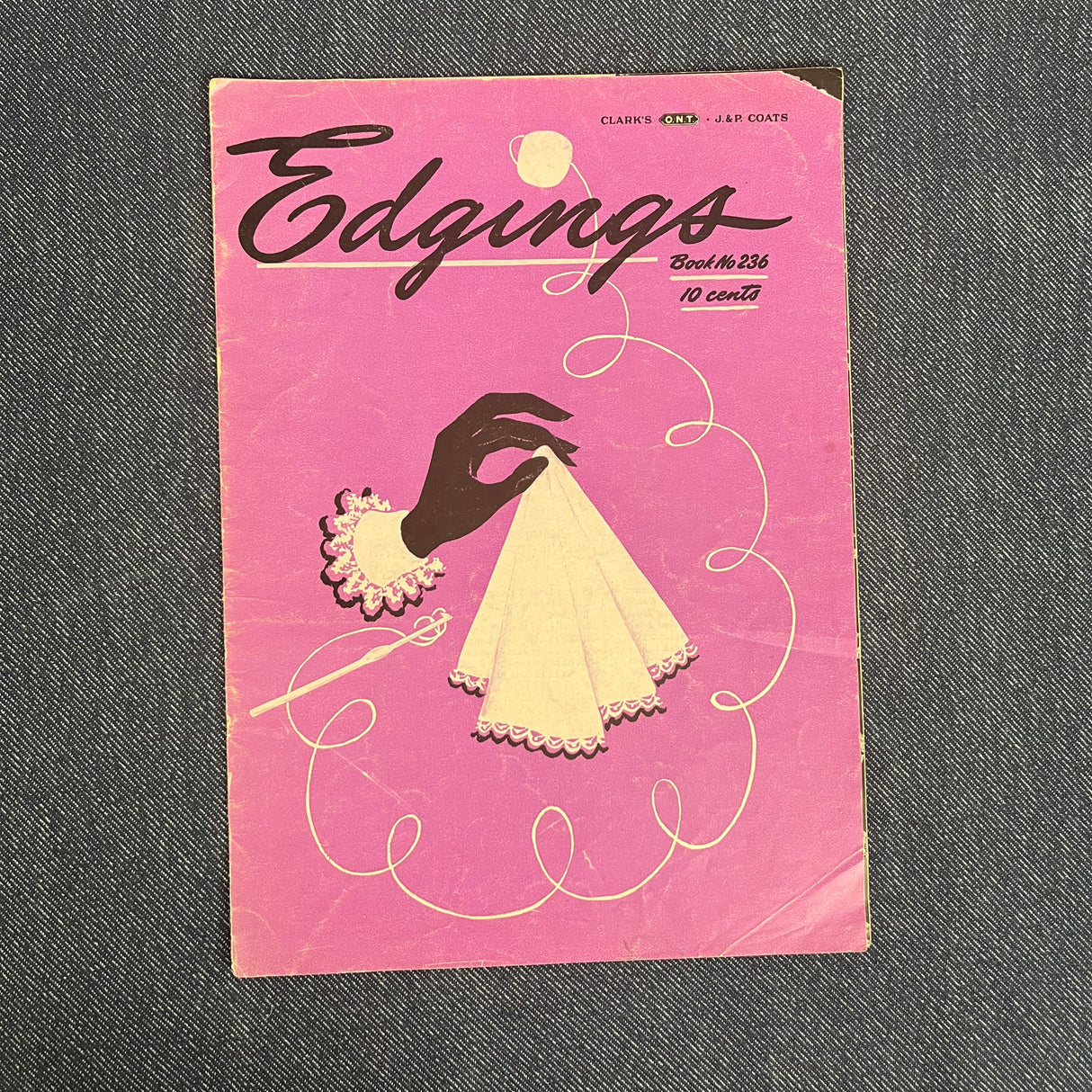 1940-50's Set of 5 Edging Booklets - original magazines