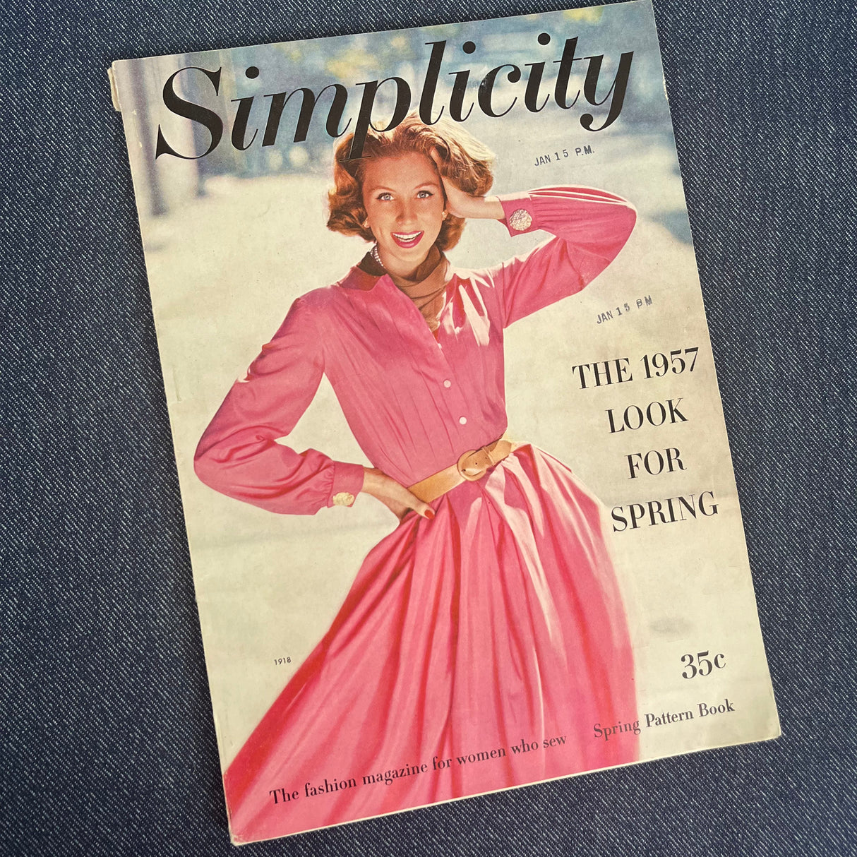 1957 Simplicity SPRING Pattern Book - original magazine