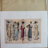 1910's La Femme Chic Fashion Plates - Center Fold
