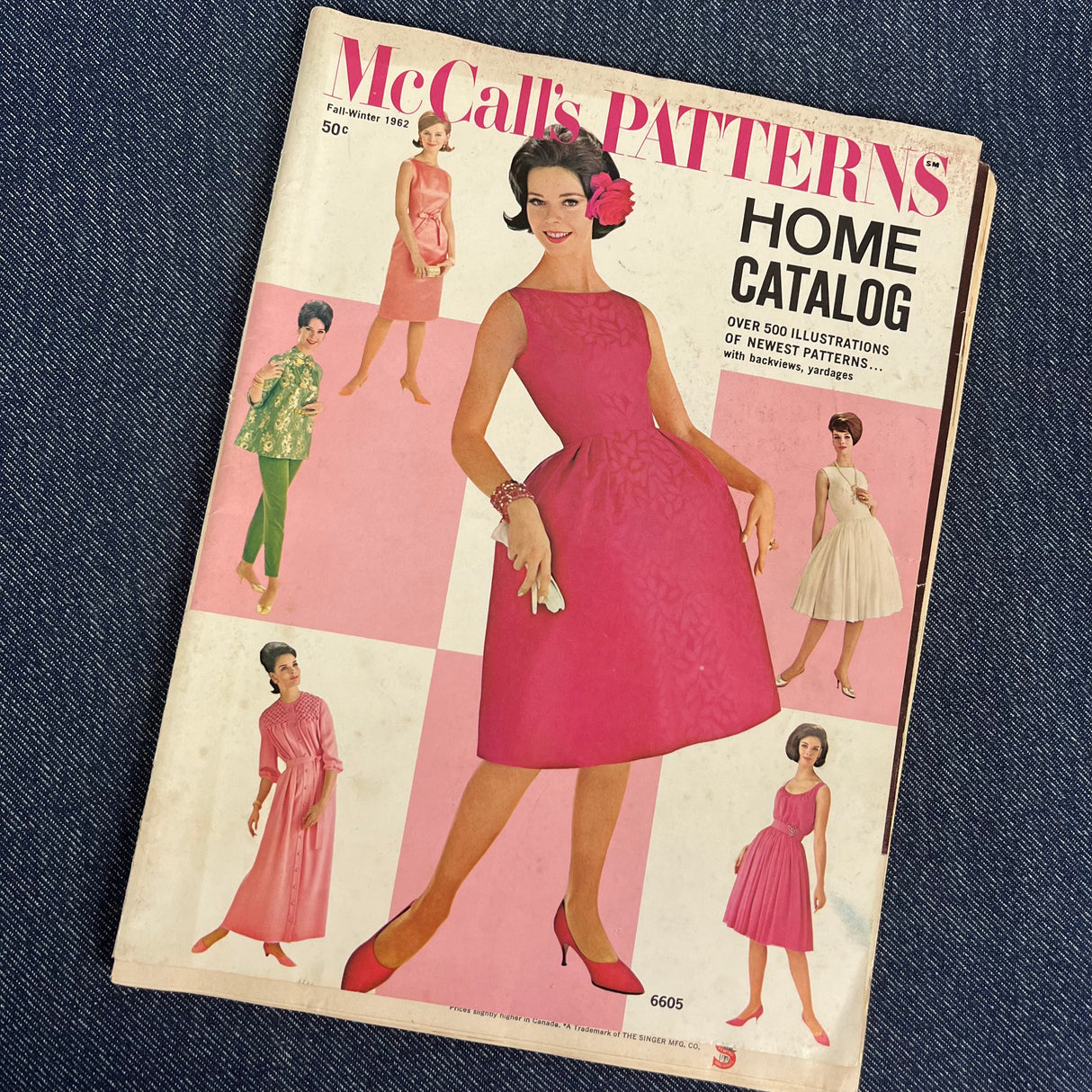 1962 McCall's FALL/WINTER Pattern Catalog - original magazine