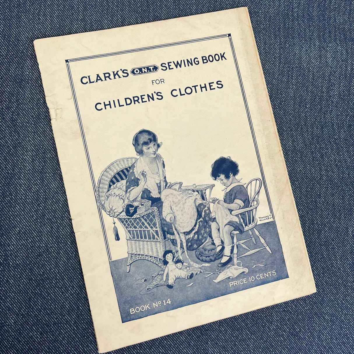 1920's Clark's ONT Sewing Book for Children's Clothes - original magazine