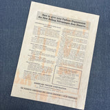 1930's Sales Manual for Crown Tested Rayon - original magazine