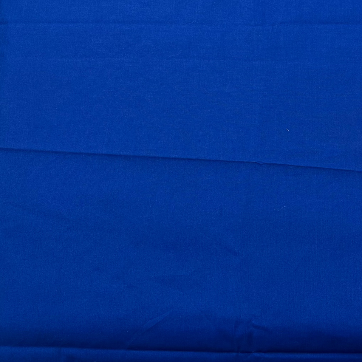 1970's Royal Blue Cotton Blend Fabric (P26)