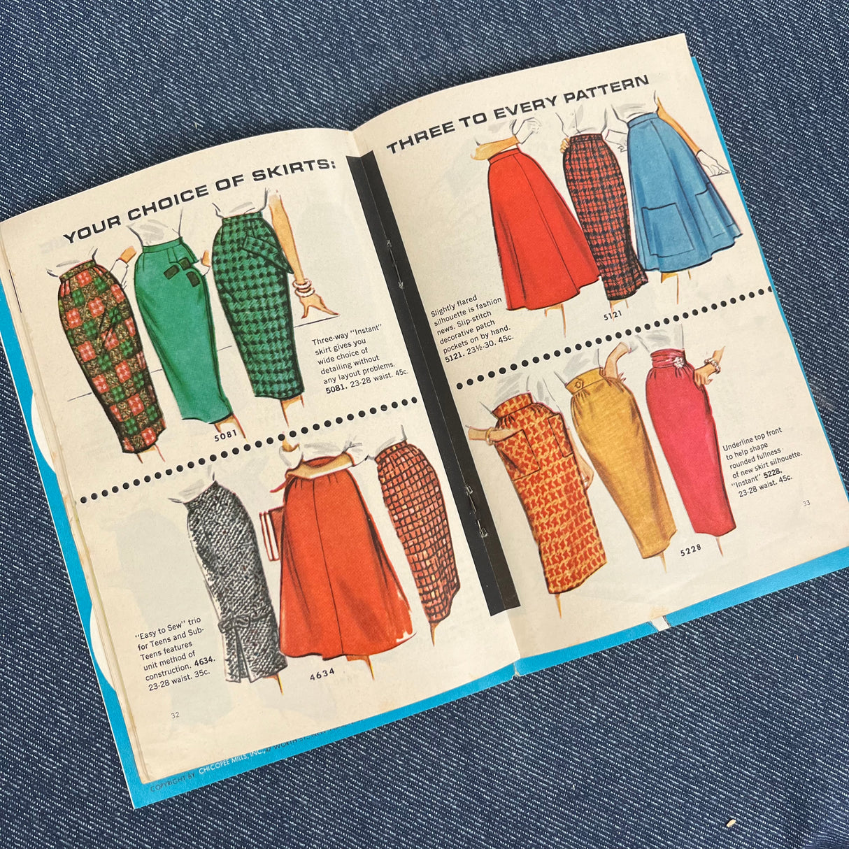 1950's McCall's Bonus Book Pattern Catalog - original magazine