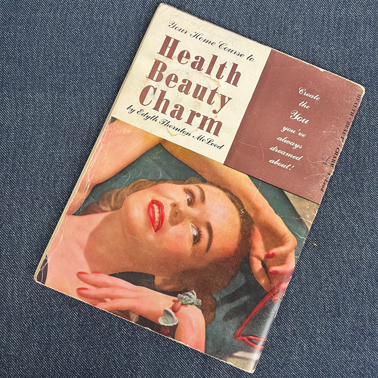 1947 Home Course to Health, Beauty, Charm Book - original booklet