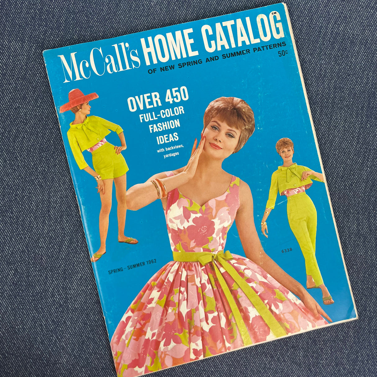 1962 McCall's SPRING/SUMMER Pattern Catalog - original magazine