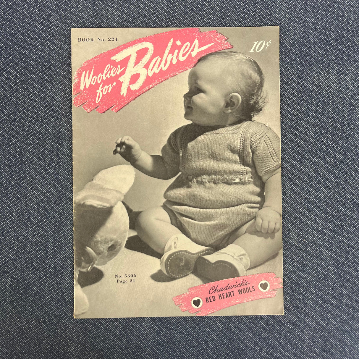 1940's Set of 3 Crochet and Knitting for Babies Booklets - original magazines