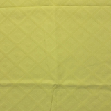 1970’s Yellow Raised Diamond Pattern Polyester fabric (P16)