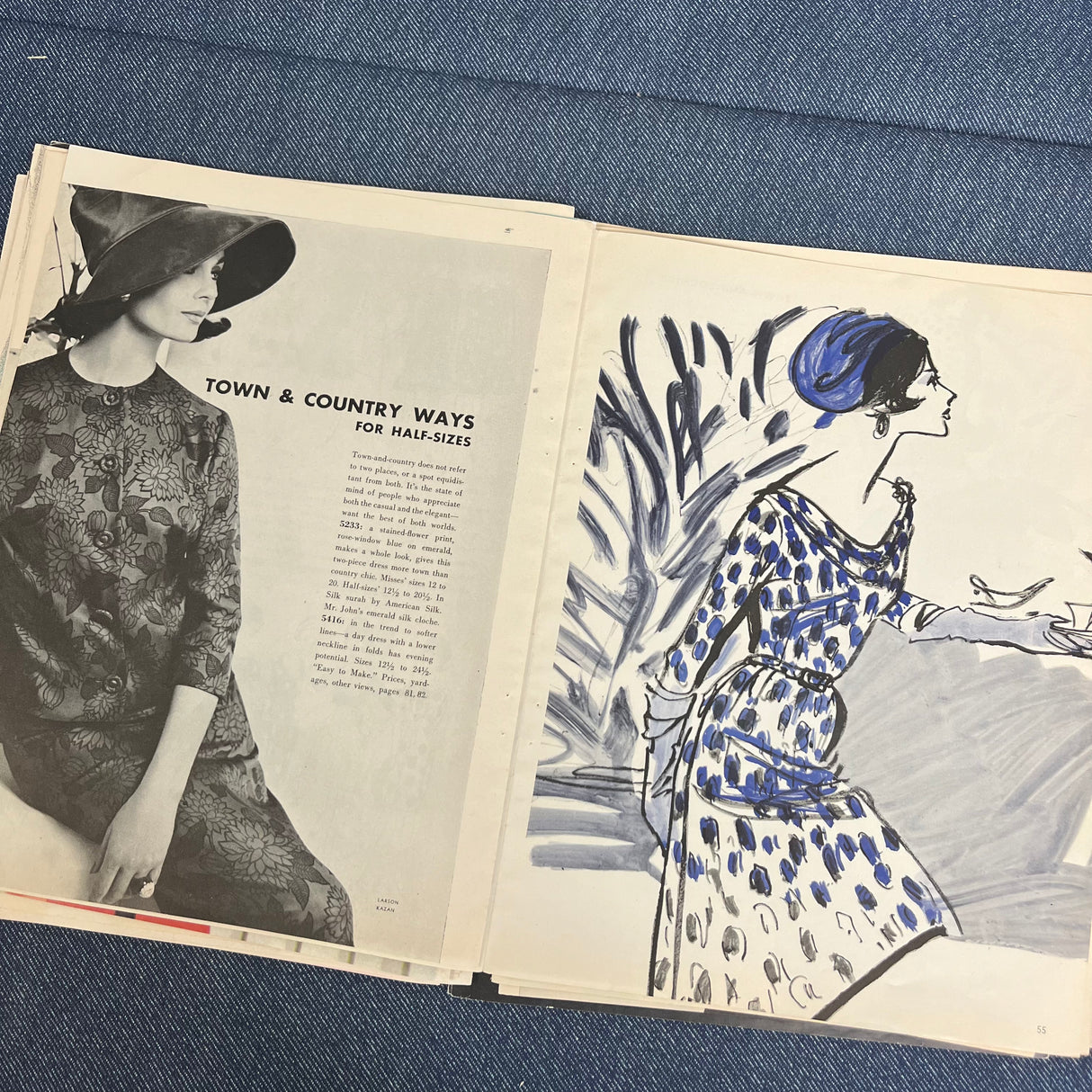 1962 Vogue FEBRUARY/MARCH Pattern Catalog - original magazine