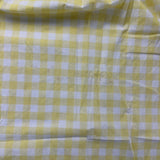 1970’s Yellow and White Pre-Smocked Piece Polycotton fabric (P14)