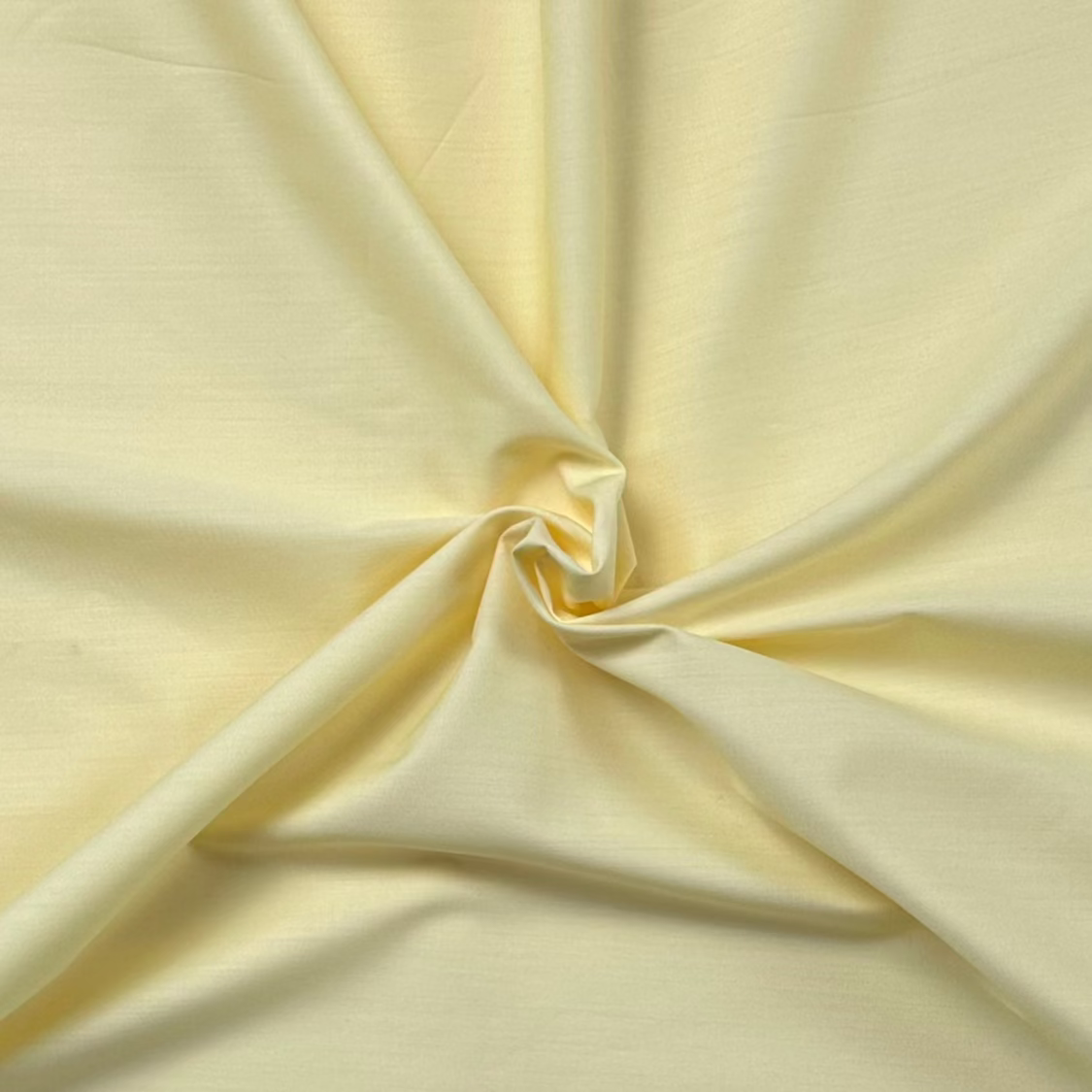 1970’s Bright Yellow Cotton Blend fabric (P12)