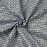 1960's Blue Tiny Gingham Cotton Fabric (P34)